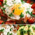 Golden seared steak cubes and green zucchini noodles in a garlic butter sauce