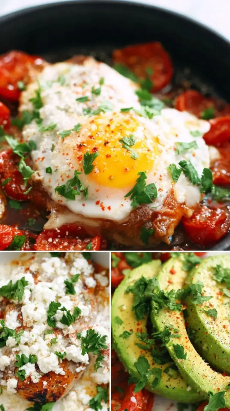 Golden seared steak cubes and green zucchini noodles in a garlic butter sauce