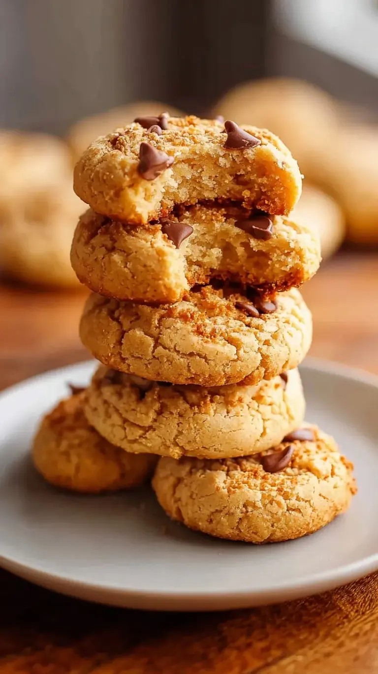 A tray of soft cottage cheese protein cookies with chocolate chips on parchment paper.